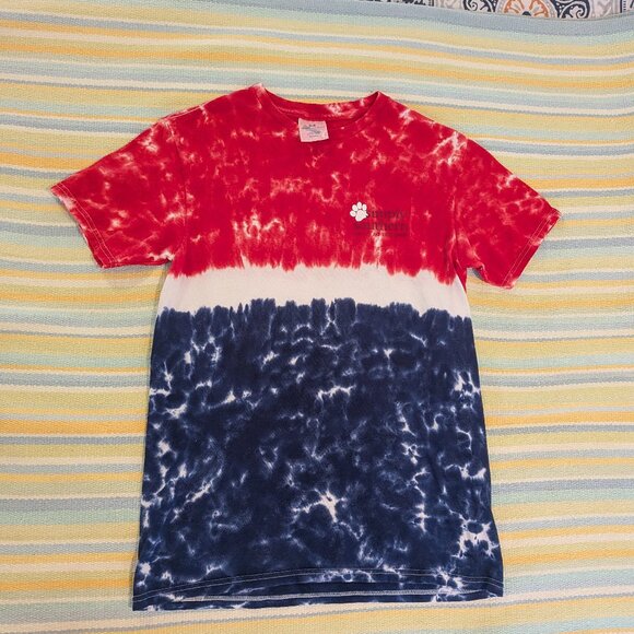 ⭐ Simply Southern Patriotic Tie Dye "Bone in the USA" shirt size small - Picture 7 of 11